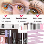 Lash Lift Kit - Eyebrow Lamination Kit Fast 5 Minutes Eyelash Perm Kit Home & Professional Use Eyelash Lift Kit Lash Perm Kit Eyebrow Lift Kit (Big Lift Kit)