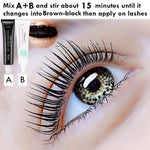 Lash Lift and Color Kit 4-In-1 with Brow Lamination & Perm - Professional Eyelash Set for Home DIY, Black Coloring Formula Creates Thicker Curled Lashes (Includes All Tools)