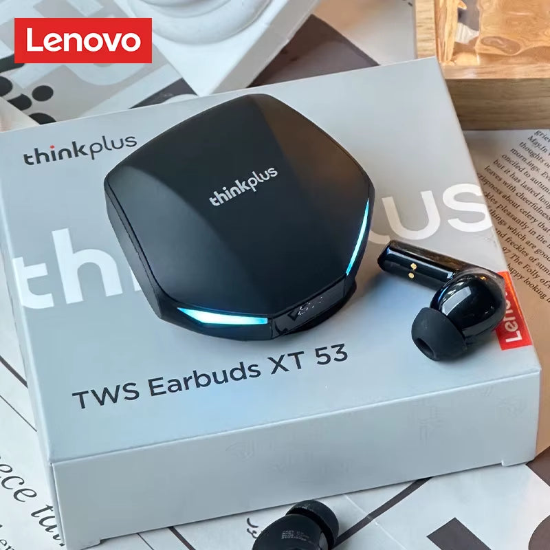 Choice  XT53 Upgrade Bluetooth 5.4 Earphone Low Latency Wireless Gaming Earbuds LED Display Waterproof Headphones with Mic