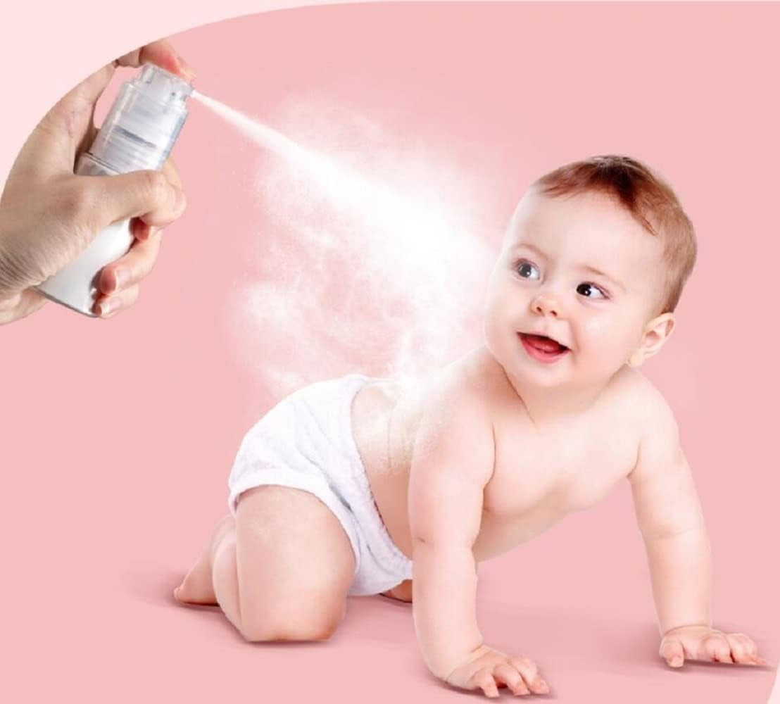 DRY Powder Spray Bottle, Empty Powder Travel Cosmetics Blower, Refillable Hair Fiber Applicator for Hair Salon, Home, Beauty Multi-Purpose110Ml