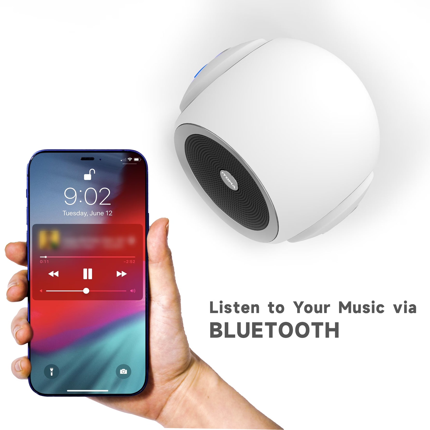 White Noise Machine, 30 Soothing Sounds Options Including Fan, Nature & White Noise, Sleep Timer, Bluetooth, Adjustable Volume, Sleep Sound Machine for Adults  318