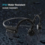 Pine Tree Tools As1-G Bone Conduction Headphones Bluetooth 5.0 Wireless Open Ear Gray