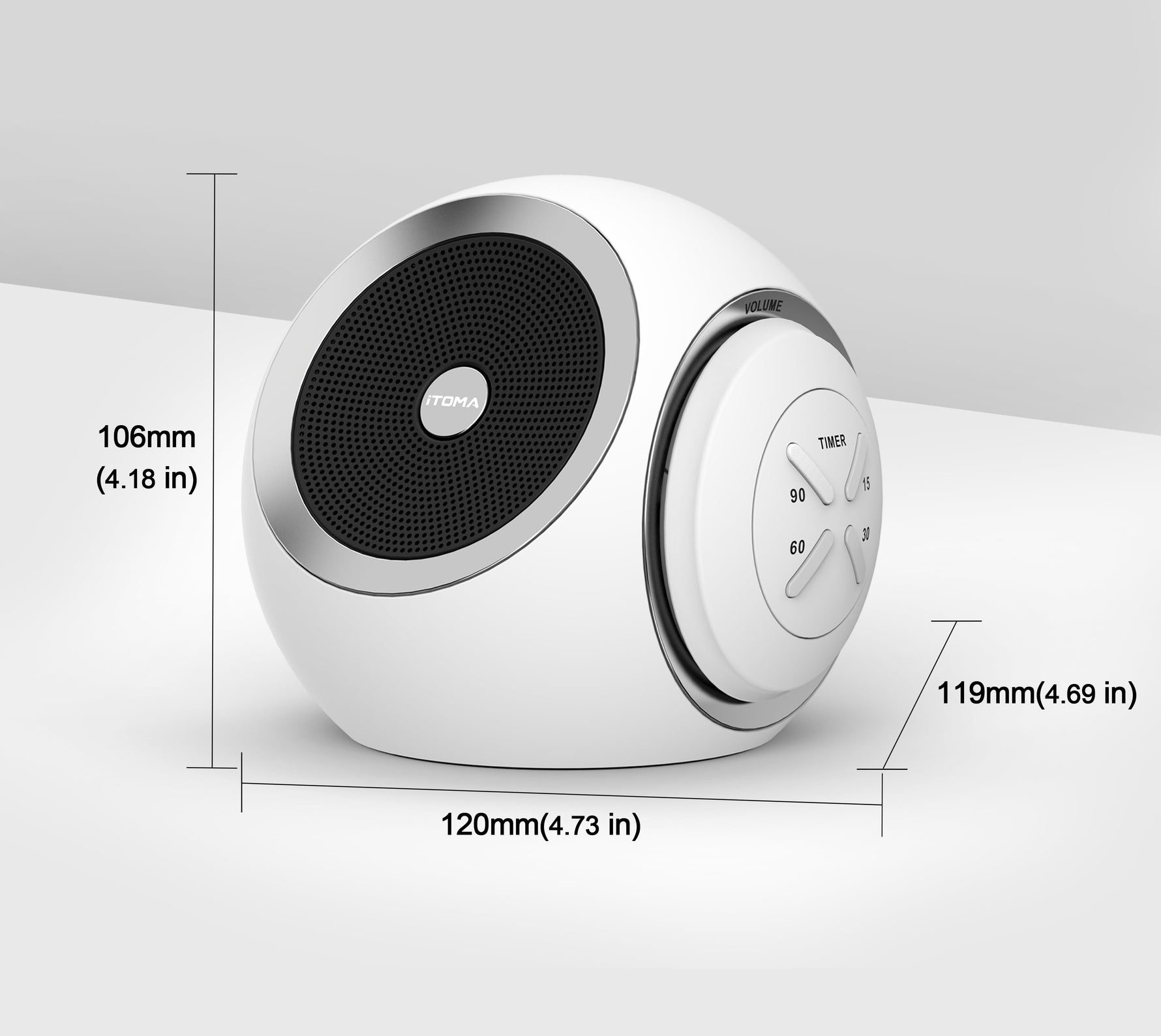 White Noise Machine, 30 Soothing Sounds Options Including Fan, Nature & White Noise, Sleep Timer, Bluetooth, Adjustable Volume, Sleep Sound Machine for Adults  318