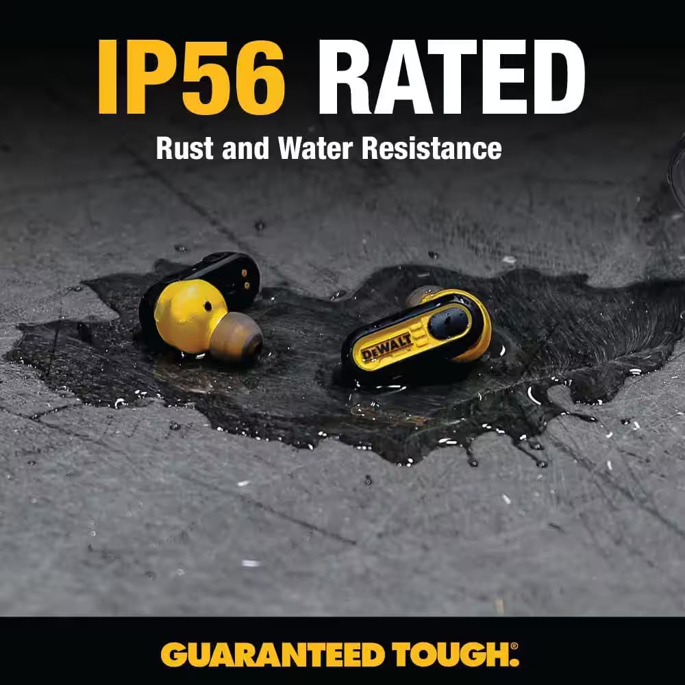 DW2 Jobsite True Wireless Earbuds with Charging Case