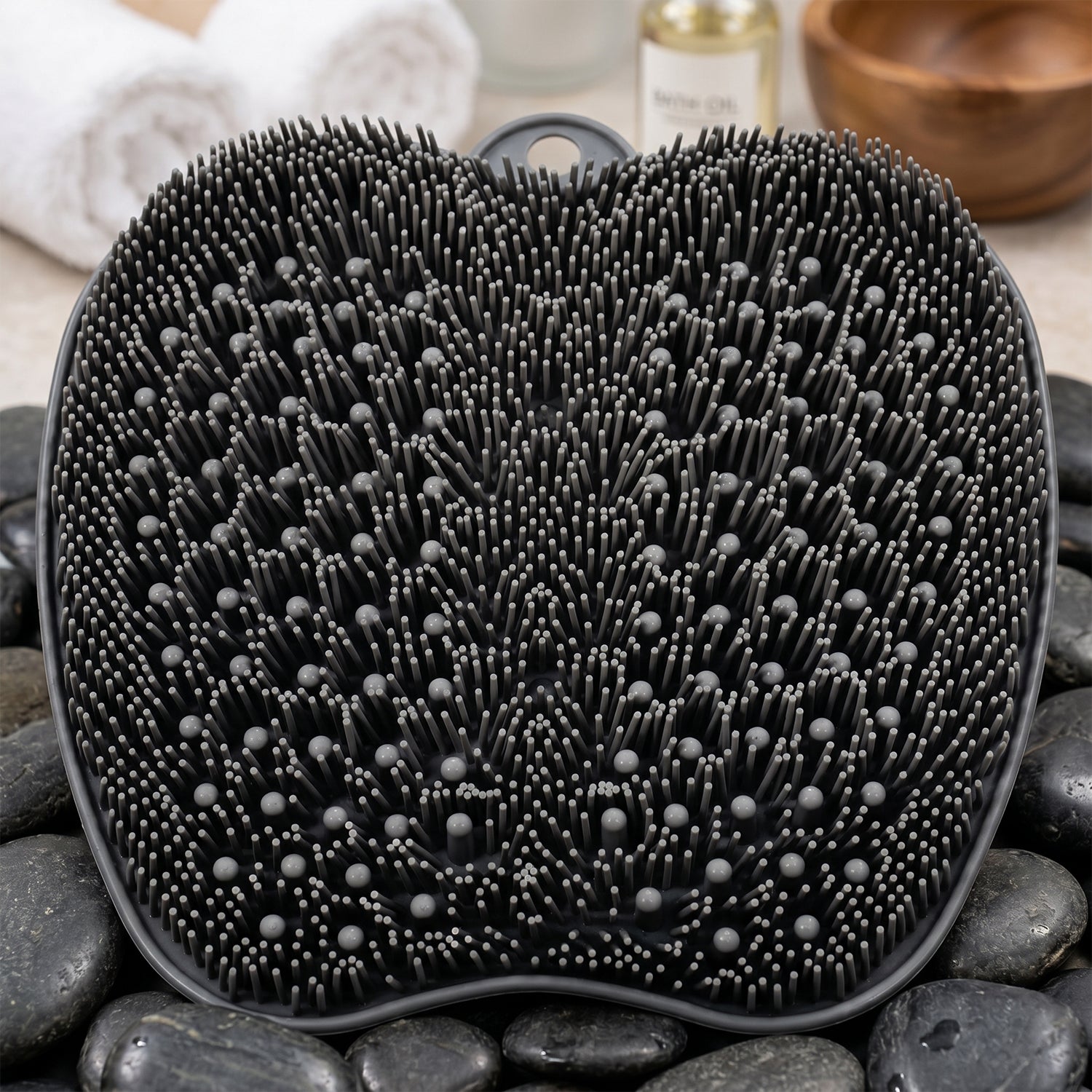 Foot scrubber shower (suction)