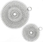 Cast iron pan cleaner chainmail