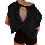 Backless workout top open