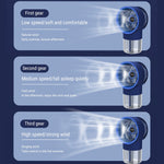 Misting Spray Fans, Portable Electric Fan Rechargeable Cooler Spray Humidifier with Usb for Dorm Office Desktop, Blue