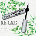 Eyelash Growth Serum - with Instant Lash Volume Effect. Eyebrow Growth Treatment. Dermatologist Approved Lash Enhancing Serum 2-4 Weeks (5Ml Large Size) 6 Months Use. Organic, Vegan & Cruelty-Free
