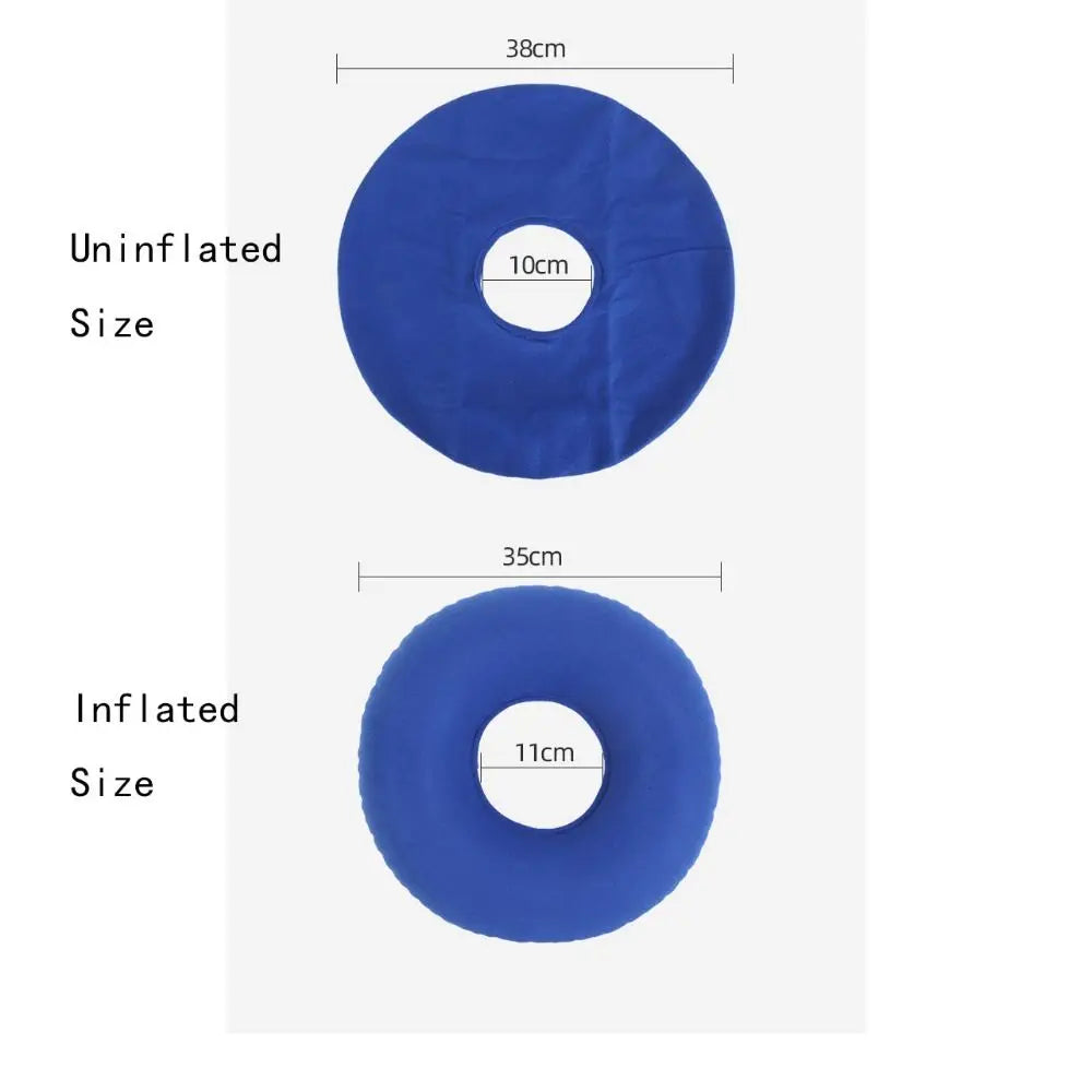 Postpartum Cushion Inflatable Piles Ring Cushion Donut Pillow Vinyl Rubber Seat Medical Hemorrhoid Pad Ring Cushion