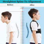 Professional Posture Corrector for Kids and Teens, Effective Upper Back Posture Brace for Teenagers Boys Girls Spinal Support to Improves Slouch, Prevent Humpback, Relieve Back Pain