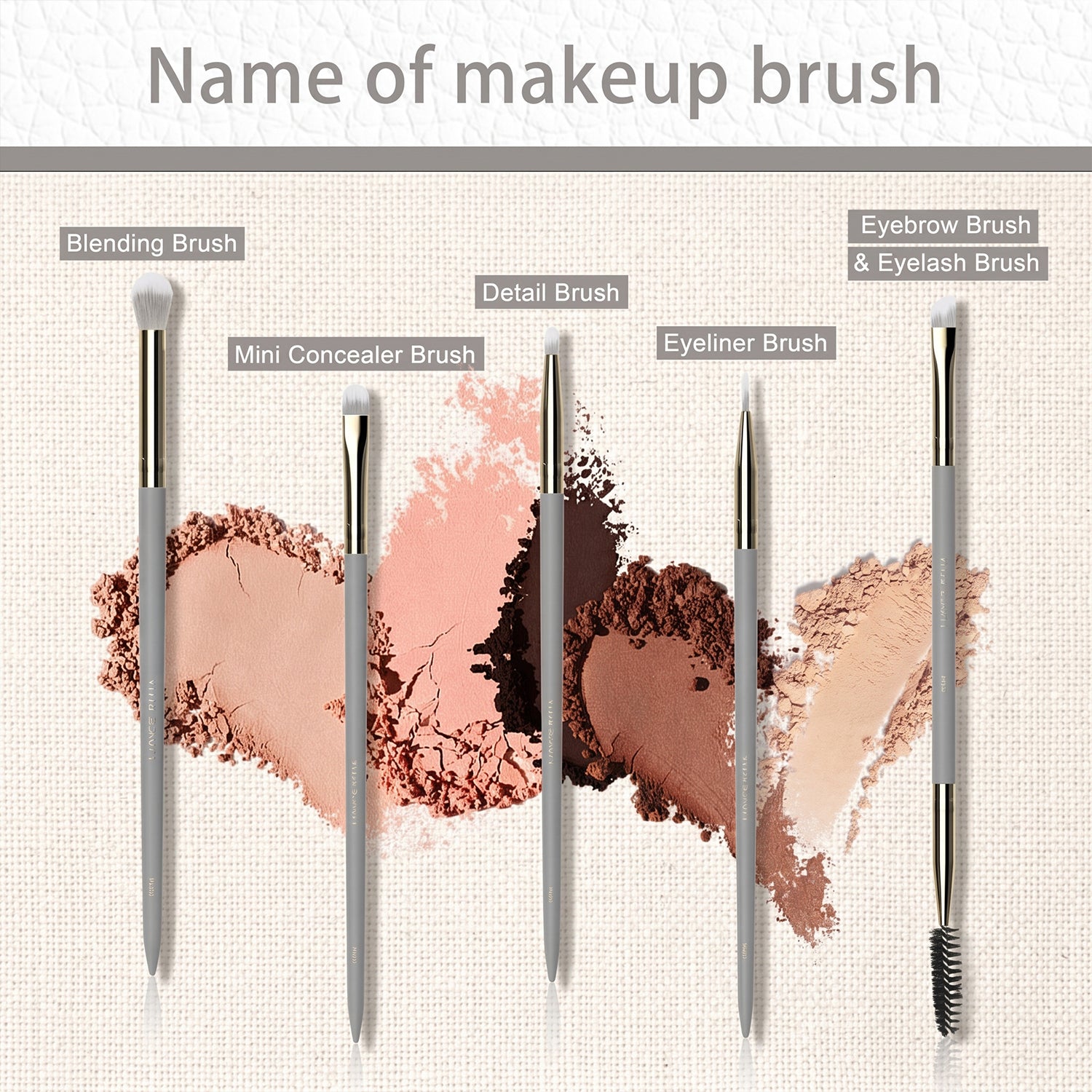 Detail concealer brush pair