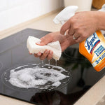 Grease oven cleaner spray foam