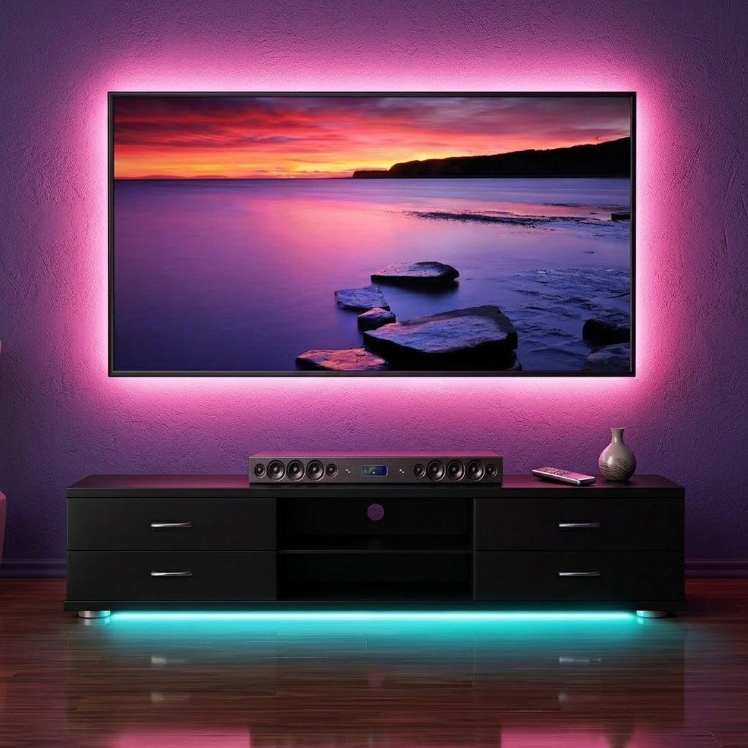 RGB LED strip 50ft remote