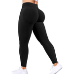 Seamless butt-scrunch yoga leggings