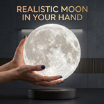 Levitating moon lamp magnetic