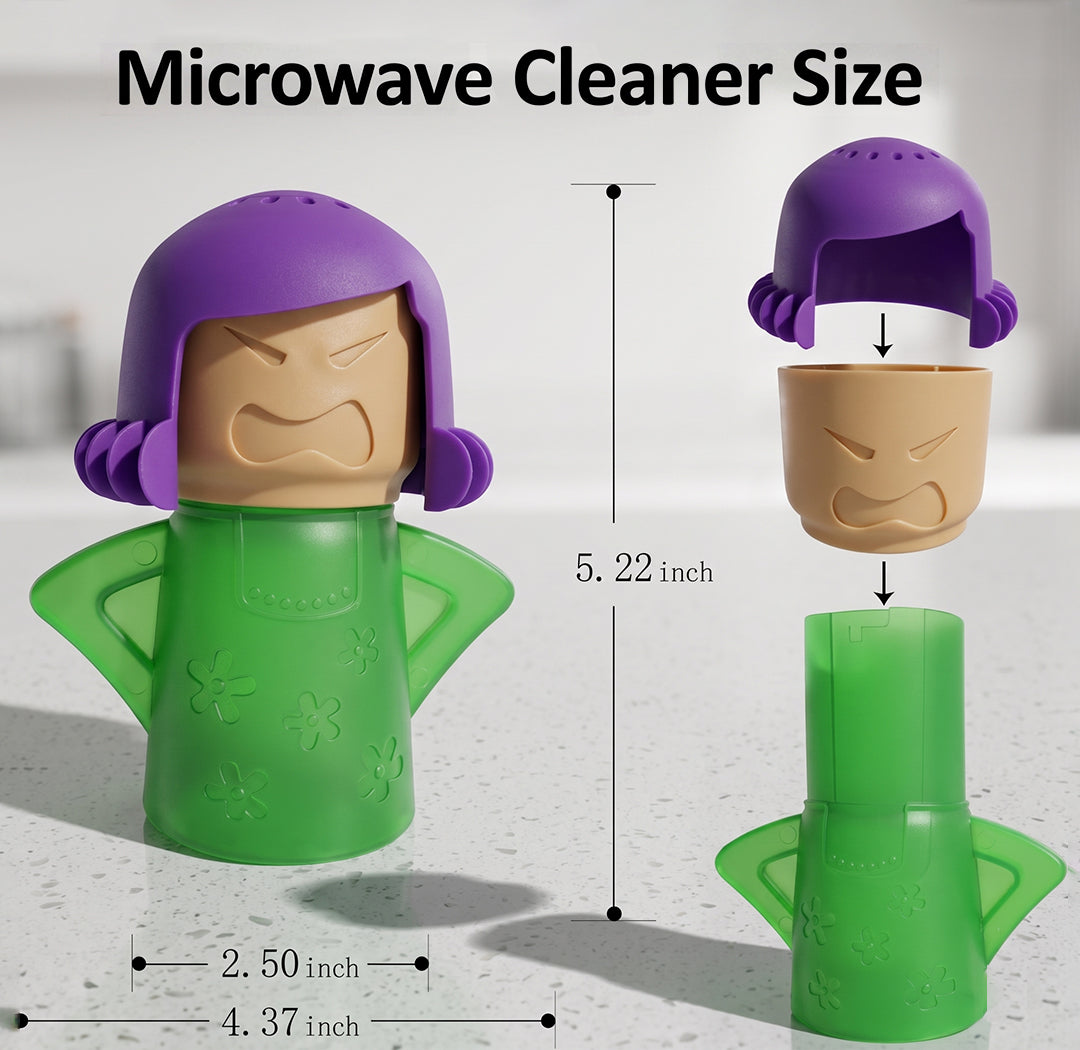 Microwave steam cleaner pod