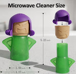 Microwave steam cleaner pod