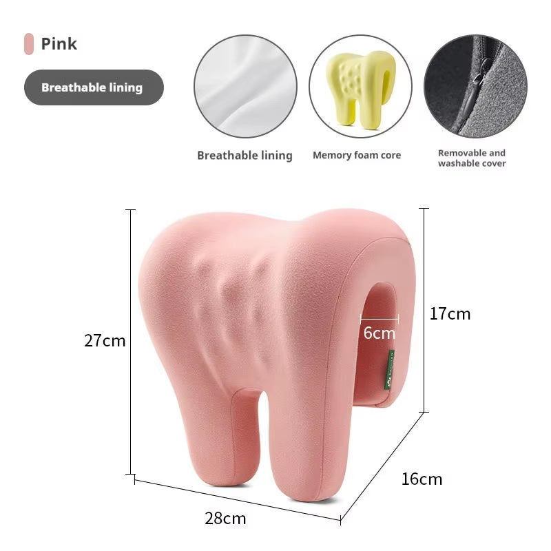 Office Chair Headrest Pillow Head Neck Shoulder Support Cushion Ergonomic Neck Rest Pillow Memory Foam Nap Sleeping Pillow