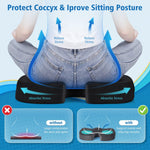 Truck Driver Seat Cushion Coccyx Orthopedic Memory Foam Antiskid Breathable