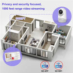 Baby Monitor-Hb6256-M-5.0 Inch Video Baby Monitor with Remote Pan and Tilt Function