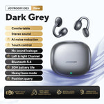 Clip-On Earbuds Wireless Open Ear Earbuds Headphones with Auto L-R Recognition Omni Tap Control Immersive Sound JR-OE3