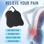 Car Seat Cushion for Car Seat Driver, Memory Foam Car Seat Wedge Cushion for Driving Chair, Truck Seat Cushion Adult Car Booster Seat for Short People Car Cushions Back Sciatica Tailbone Pain Relief