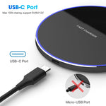 15W Wireless Charger Fast Charging Station for Iphone 15 14 13 12 11 X Xs Xr 8 Samsung