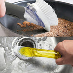 Dish brush refillable handle
