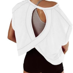 Backless workout top open