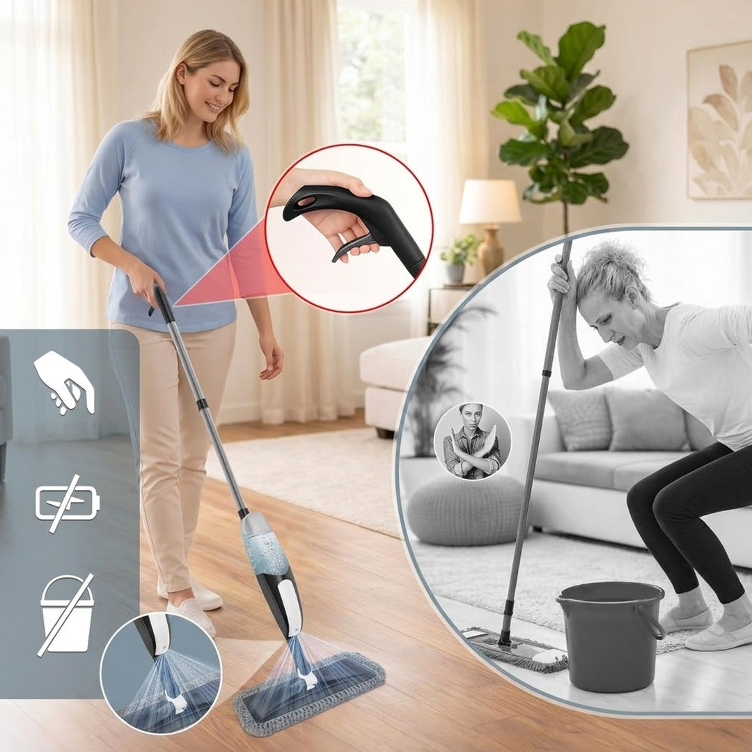 Microfiber spray mop (refillable)