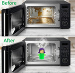 Microwave steam cleaner pod