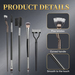 Mascara fan eyebrow comb