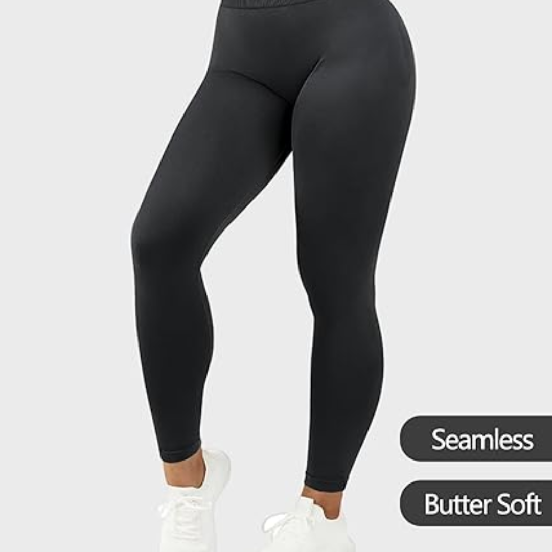 Seamless butt-scrunch yoga leggings