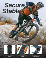 Bike Phone Mount, [Super Stable on Bumpy Road] Motorcycle Phone Mount Universal Handlebar Bicycle Cell Phone Holder Scooter