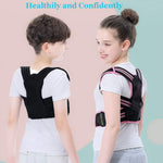 Professional Posture Corrector for Kids and Teens, Effective Upper Back Posture Brace for Teenagers Boys Girls Spinal Support to Improves Slouch, Prevent Humpback, Relieve Back Pain