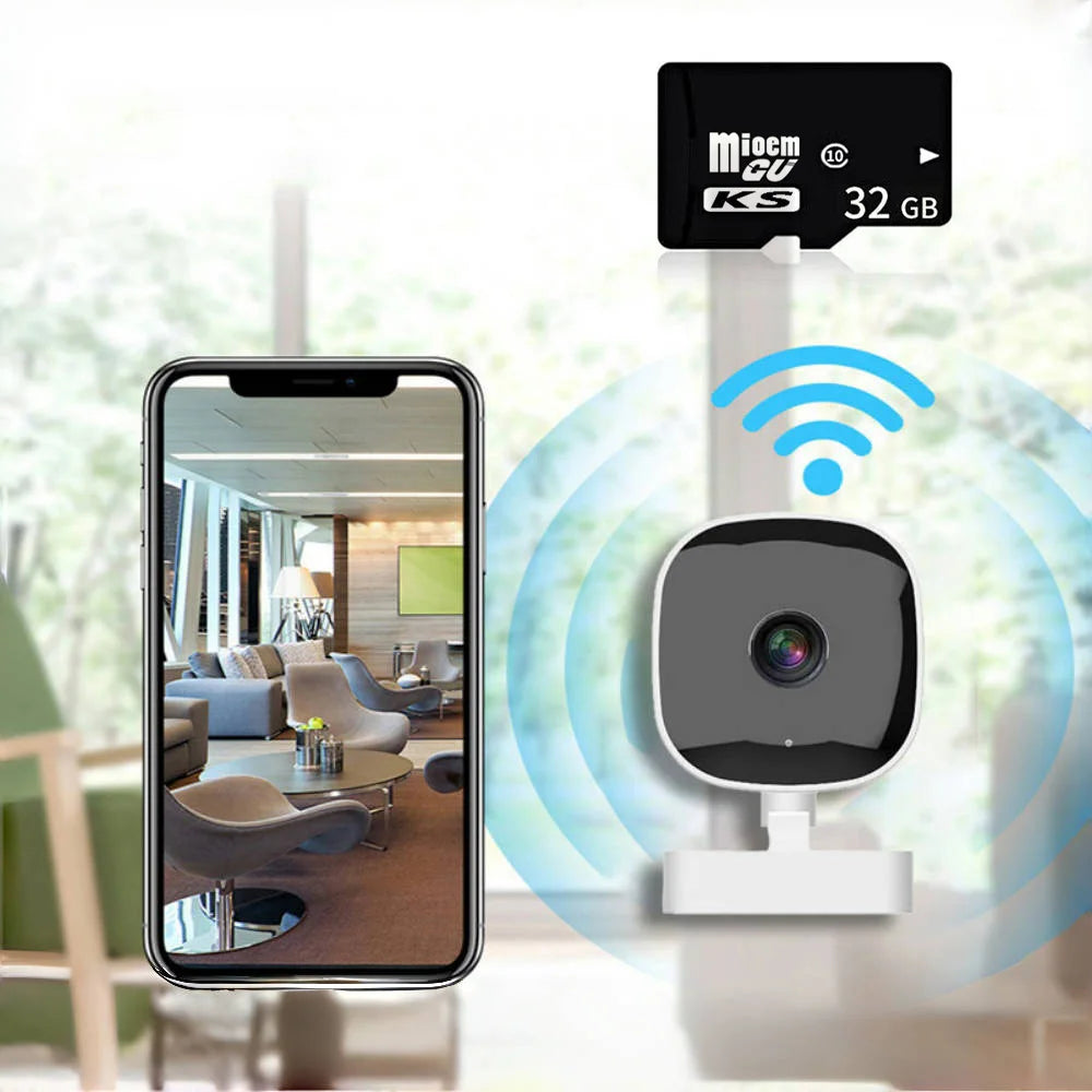 4K Full Color Night Vision Mini Security Camera Wifi Waterproof Motion Detection 2 Way Audio Indoor Outdoor Surveillance 2026