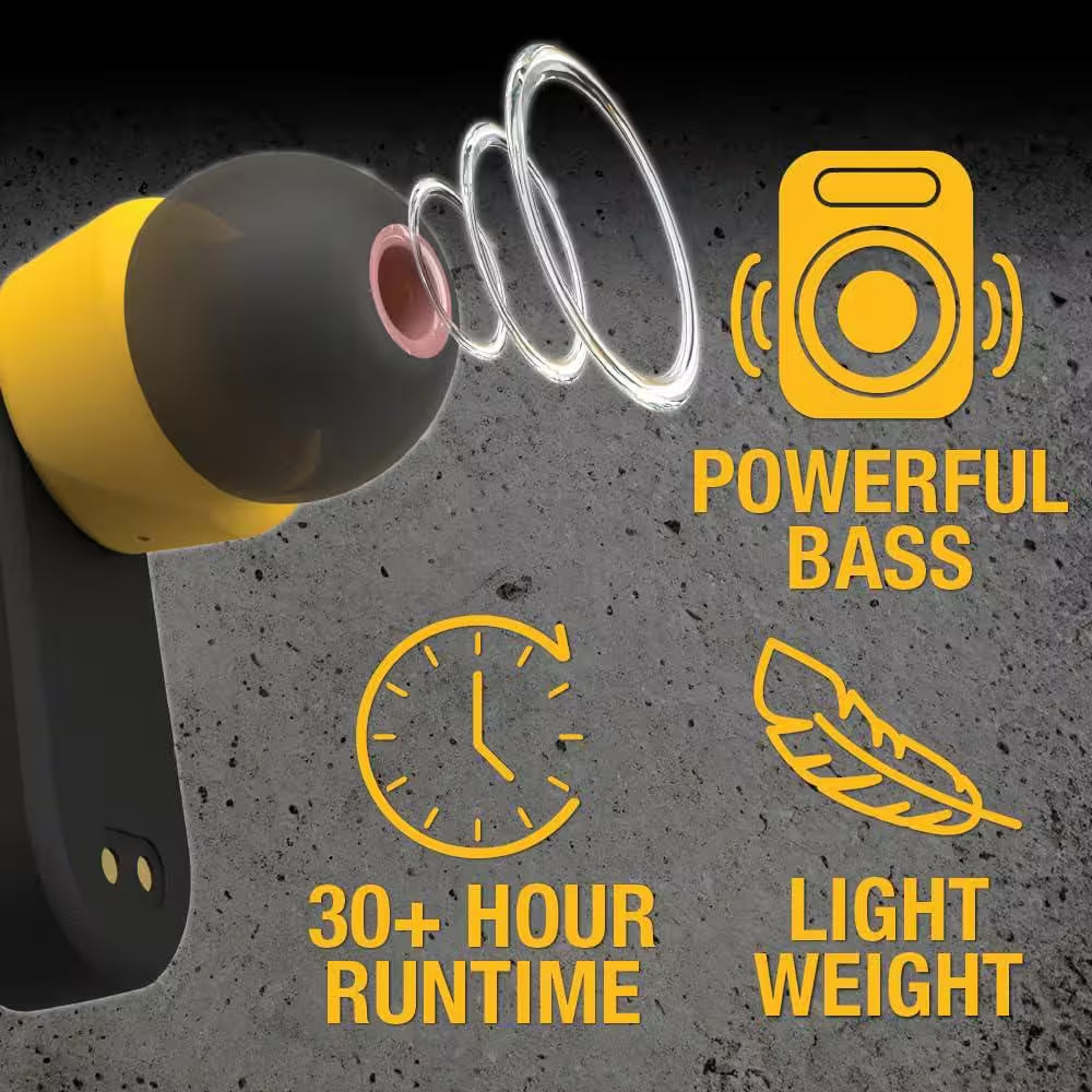 DW2 Jobsite True Wireless Earbuds with Charging Case