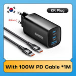 Gan USB Type C Charger 65W 45W PPS PD QC4.0 Quick Charger for Macbook Laptop IPAD Tablet Iphone 14 Samsung S23 Ultra