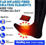 Heated Socks for Men Women - Rechargeable Battery Electric Socks for Chronically Cold Feet - Winter Warm Thermal Washable Unisex Foot Warmer for Hunting Skiing Cycling