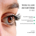 Eyelash Growth Serum - with Instant Lash Volume Effect. Eyebrow Growth Treatment. Dermatologist Approved Lash Enhancing Serum 2-4 Weeks (5Ml Large Size) 6 Months Use. Organic, Vegan & Cruelty-Free