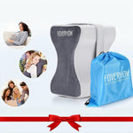 Memory Foam Knee Pillow,Orthopedic Leg Pillow for Sciatica Relief,Back Pain, Pregnancy, Leg Pain, Hip Pain and Sciatica Relief, Grey