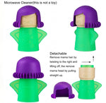 Microwave steam cleaner pod