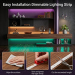 RGB LED strip 50ft remote