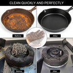 Cast iron pan cleaner chainmail