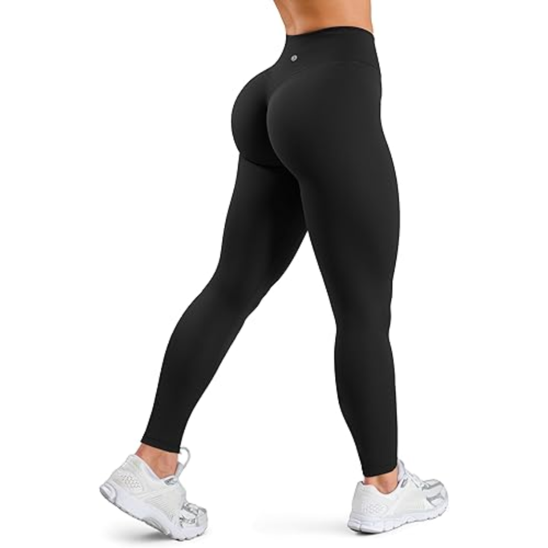 Seamless butt-scrunch yoga leggings