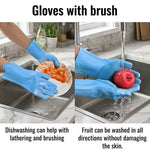 Reusable cleaning gloves (silicone)