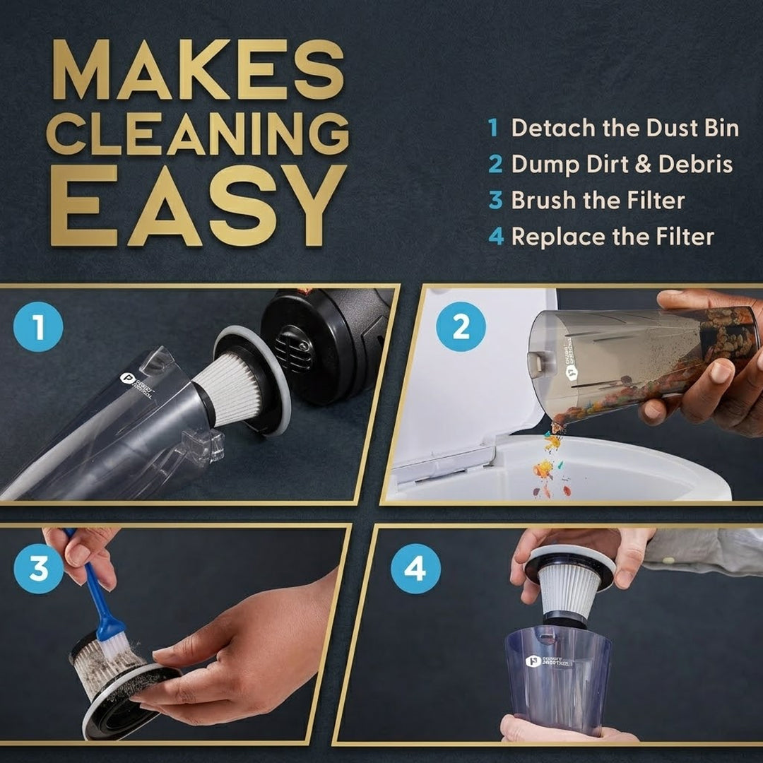 Cordless handheld vacuum mini