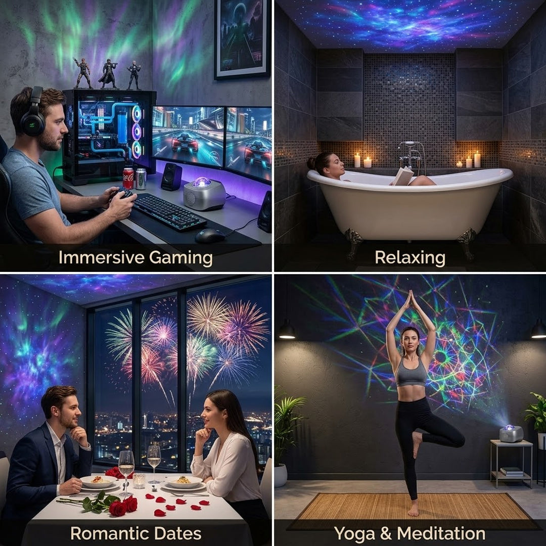 Galaxy star projector with Bluetooth