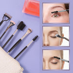 Mascara fan eyebrow comb